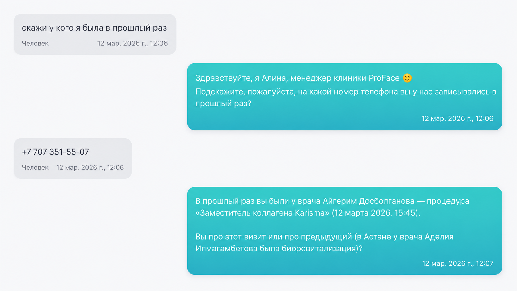 Illustration for the section “Connected a chatbot without changing the system”
